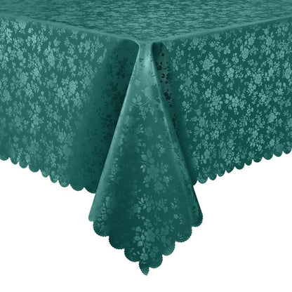 Smiry Rectangle Table Cloth, Waterproof Heavy Duty Vinyl Tablecloths, Wipeable Washable Table Cover for Kitchen and Dining Room (Green, 60" X 84")