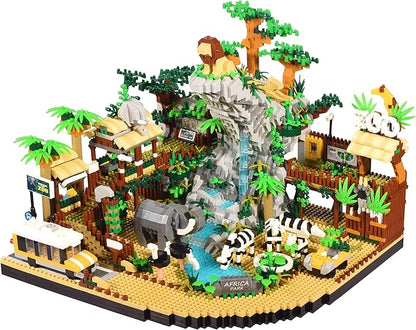 Zoo Micro Building Blocks Set 4800PCS for Adults or Teens Ages of 14+ Animals Park DIY Modle Kit in Living Room or Office Decorative Items Collection Model for Lovers