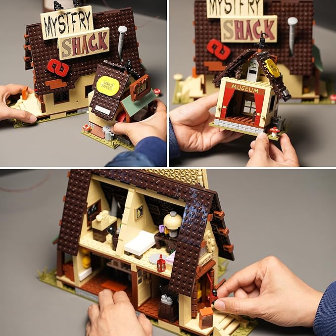 Gravity House Building SetsMystery Falls Building Toys Compatible with Lego for AdultsBirthday Gifts for Kids 1030pcs