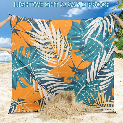HIHOHO Beach Blanket Waterproof Sandproof Extra Large Beach Mat 79" X 83"/120"x108"for 1-8 Adults Quick Drying Durable Outdoor Picnic Mat for Beach Travel Camping Hiking