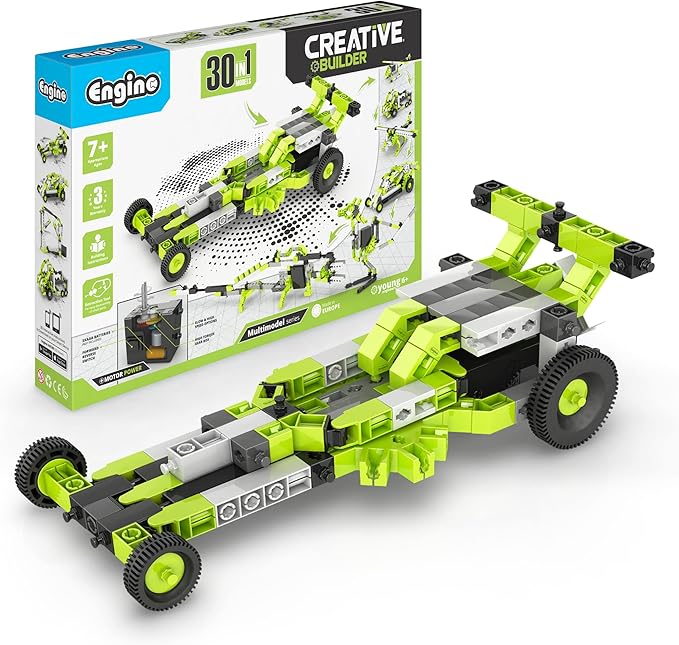 Engino- Inventor Building Toys 30 Motorized Models STEM Engineering Kit for Kids 7+ Construction Toys Gifts for Boys &amp Girls Edutainment STEM Projects