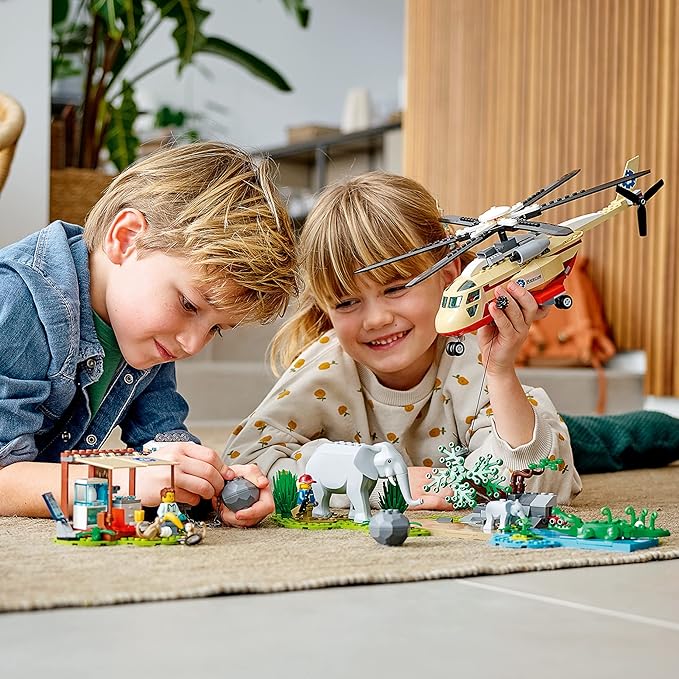 LEGO City Wildlife Rescue Operation 60302 Building Kit Creative Toy Best Gifts for Kids New 2021 (525 Pieces)