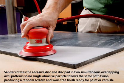 3M™ Self-Generated Vacuum Random Orbital Sander, 20327, 6 in, 3/16 in Orbit, 1 ea/Case