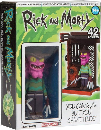 McFarlane Toys Rick &amp Morty You Can Run But You Can't Hide Micro Construction Interlocking Building Set