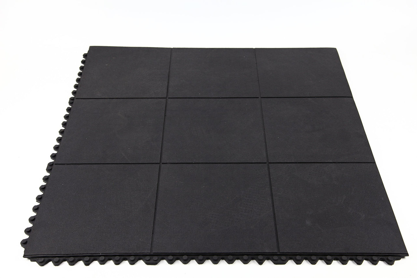 IncStores 5/8 Inch Thick Evolution Rubber Interlocking Floor Tiles | Flexible Rubber Floor Tiles for a Stronger and Safer Basement, Home Gym, Shed, or Trailer | 1 Tile