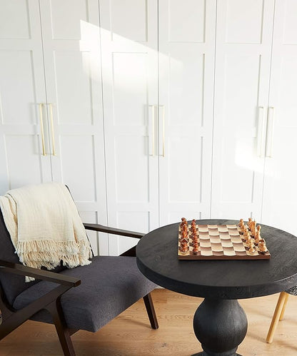Umbra Wobble Chess Set Walnut