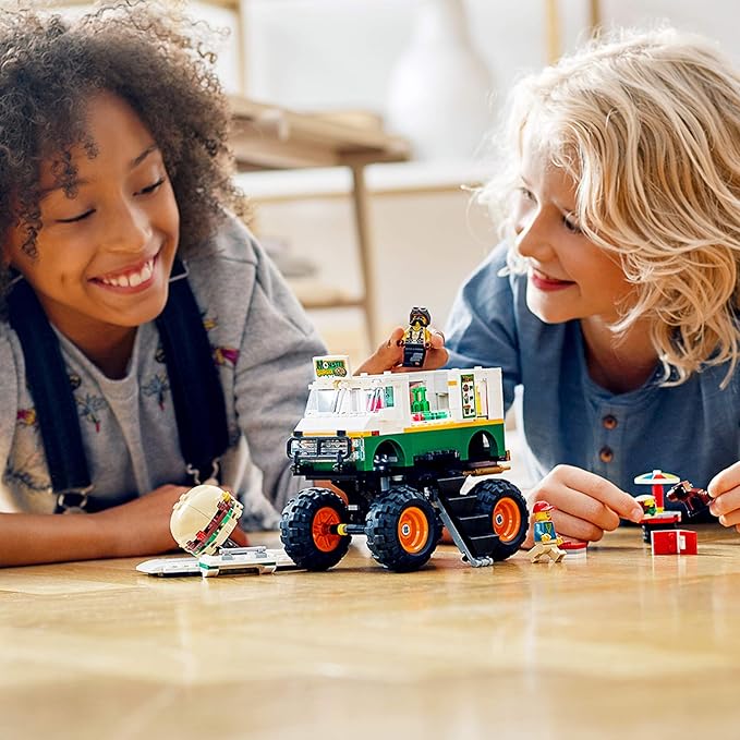 LEGO Creator 3in1 Monster Burger Truck 31104 Building Kit Cool Buildable Toy for Kids (499 Pieces)