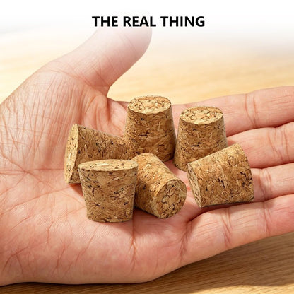 12Pcs Tapered Cork Plugs, 0.86 x 0.66 x 0.79 Inch Wooden Wine Bottle Cork, Stoppers Replacement Corks for Wine Bottles, DIY Crafts 2.2 x1.7 x2cm (12)