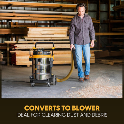 Vacmaster Professional Beast Series 14-Gallon* 6.5 Peak HP† Wet/Dry Vacuum - VJE1412SW 0203