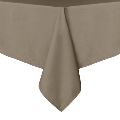 sancua Rectangle Tablecloth - 60 x 120 Inch - Stain and Wrinkle Resistant Washable Polyester Table Cloth, Decorative Fabric Table Cover for Dining Tables, Buffet Parties and Camping, Taupe