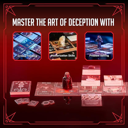 Ravensburger Star Wars Villainous - Power of The Dark Side Strategy Board Game - Join Darth Vader Kylo Ren and More in This Immersive Star Wars Universe Adventure - 2-4 Players - Ages 10+