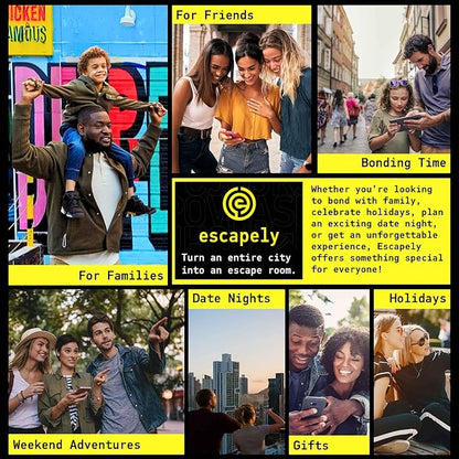 Philadelphia Outdoor Escape Room | Real City Scavenger Hunt | Gifts for Adults &amp Families | 1-6 Players 2-3 Hours 1.5 Miles Walking Distance