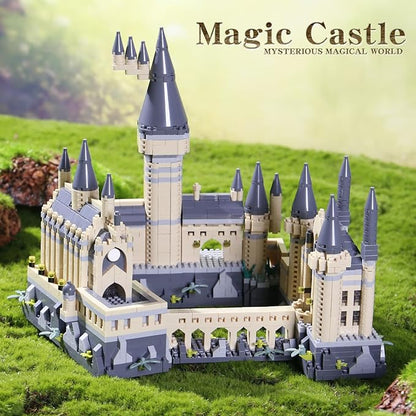2680PCS Harry Pot Magic Castle Micro mini Building Blocks Toys SetsCreative Ideals Hog Tower Building Sets Best Gift for 14+ Boys Girls or Adults