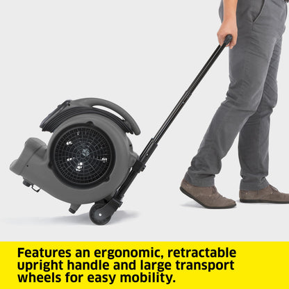 Kärcher Commercial Air Blower and Carpet Dryer 3000 CFM - AB 84 - Intergrated Power Cord Storage - 3 Speed Modes