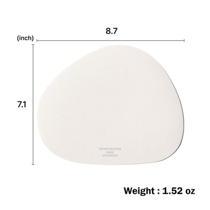 GREEDY FARMERS Mouse pad, Non-Slip Washable Waterproof Computer Mouse pad (Vanilla Cream)