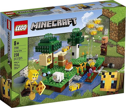 LEGO Minecraft The Bee Farm 21165 Minecraft Building Action Toy with a Beekeeper Plus Cool Bee and Sheep Figures New 2021 (238 Pieces)Multicolor