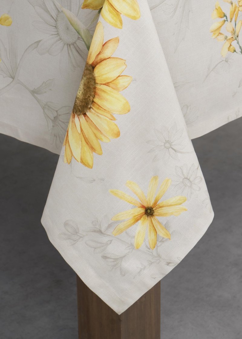 Maison d' Hermine Table Cloth Square Table 100% Cotton 54 x 54 Inches Tablecloth Reusable Decorative for Dining Kitchen Room Farmhouse Home Gifts for Mothers Day Spring Summer - Candice