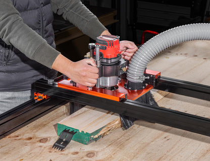 O'SKOOL Slab Flattening Router Sled with 3-Axis Gantry Jig and 3.5" Router Lift, Wood Slab Flattening Jig for Live Edge Slabs, Table Tops, River Tables, Cutting Boards and Workbenches, RTA012