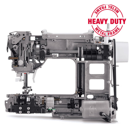 SINGER® Heavy Duty 4452 (Grey) High Speed Sewing Machine + Accessories | 32 Built-In Stitches Deliver 110 Stitch Applications | 50% More Power for Thick Fabrics, 1100 Stitches/Min, 1-Step Buttonhole