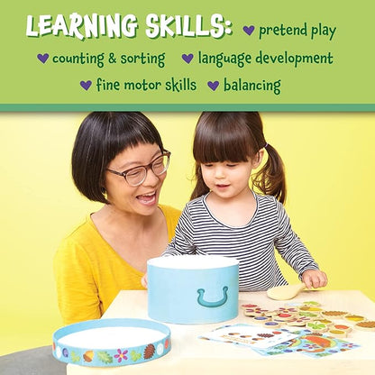 Peaceable Kingdom Acorn Soup Game - Educational Games for Toddlers Includes Instructions and Parent Guide - 2 Year Old and Up