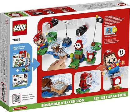 LEGO Super Mario Boomer Bill Barrage Expansion Set 71366 Building Kit Toy for Kids to Add to Their Super Mario Adventures with Mario Starter Course (71360) Playset (132 Pieces)