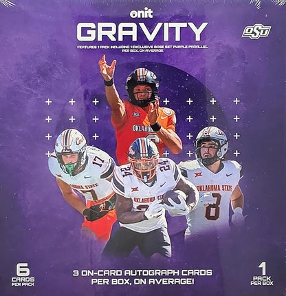 2025 Onit Gravity College Football Card Breaker Edition Box (Oklahoma State Cowboys)