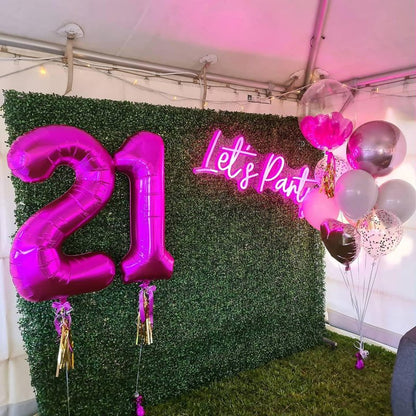 Rosy Purple 6 Balloon, Number Balloons 40 Inch, 6th Balloons for Birthday Decorations, Rosy Purple Party Supplies 6 Birthday Balloon, Number 6 Balloon