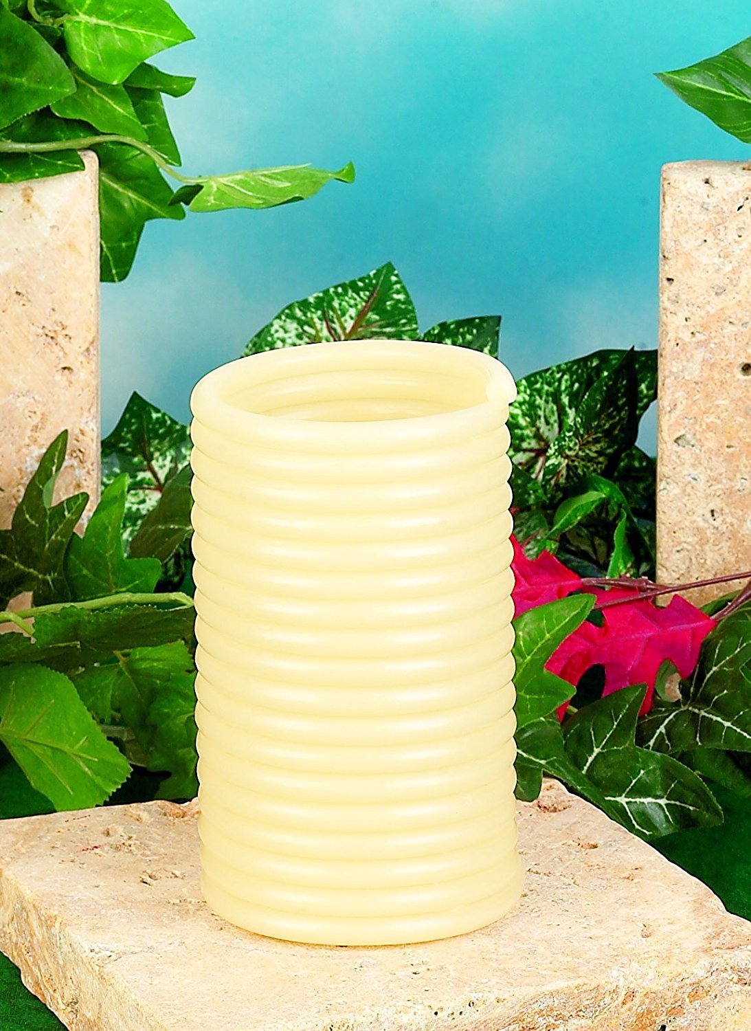 Candle by the Hour 80-Hour Refill, Eco-friendly Natural Beeswax with Cotton Wick