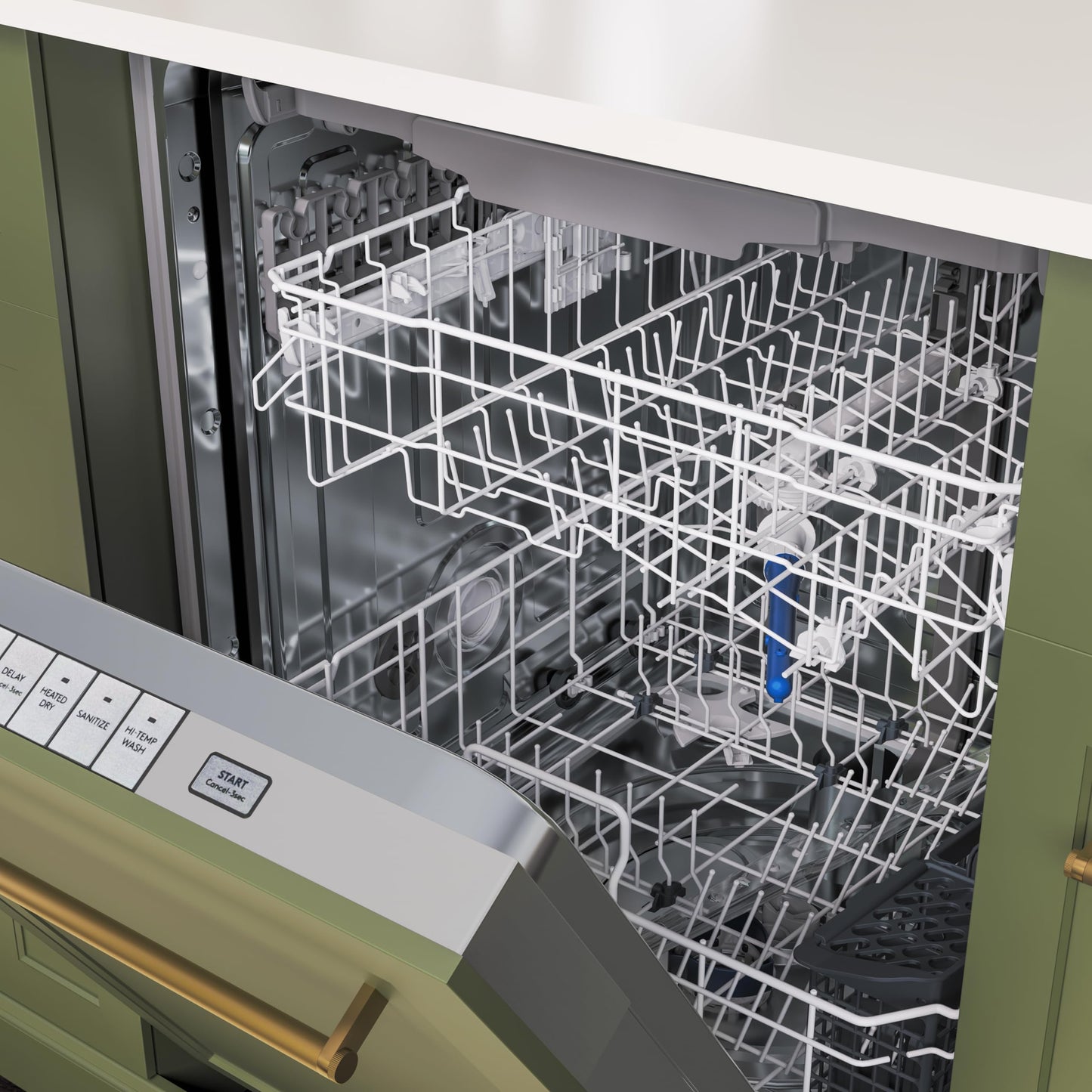 KoolMore 24 in. Panel Ready 14 Place Settings 45 DB Dishwasher in Stainless-Steel, UL and Energy Star Certified (KM-DW2445-PR)