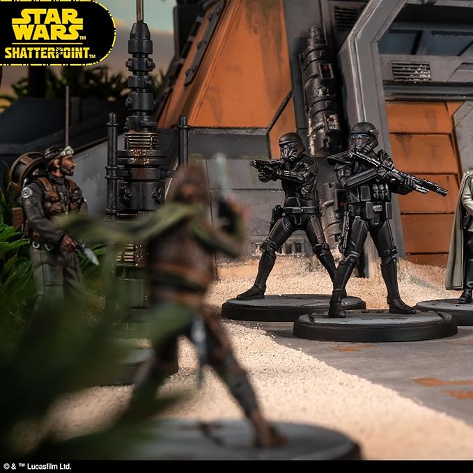 Star Wars Shatterpoint Deploy The Garrison Squad Pack - Tabletop Miniatures Game Strategy Game for Kids and Adults Ages 14+ 2 Players 90 Min Playtime Made by Atomic Mass Games
