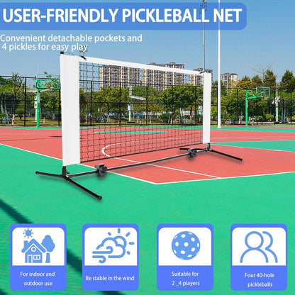 Small Mini Pickleball Net, 5FT Pickle Ball Net Portable Outdoor with Carry Bag, for Outdoor Backyard Home Driveway, Pickleball Dink Net(White Set)