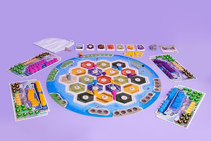 CATAN New Energies Board Game - Sustainable Resources &amp Strategy Classic Gameplay with a Modern Twist! Family Game for Kids and Adults Ages 12+ 3-4 Players 90 Min Playtime Made by CATAN Studi