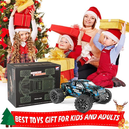 HAIBOXING RC Cars 1/18 Scale 4WD Off-Road Monster Trucks with 36+KM/H High Speed 2.4 GHz Remote-Controlled Electric All Terrain Waterproof Vehicles with Rechargeable Battery for Kids and Adults RTR