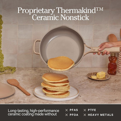 Our Place Always Pan 2.0 | 10.5" Ceramic Pan with Modular Lid, Steamer Basket & Spatula | Patented 10-in-1 Nonstick, Non-Toxic Cookware Made Without PFAS | Induction & Oven-Safe up to 450°F | Char