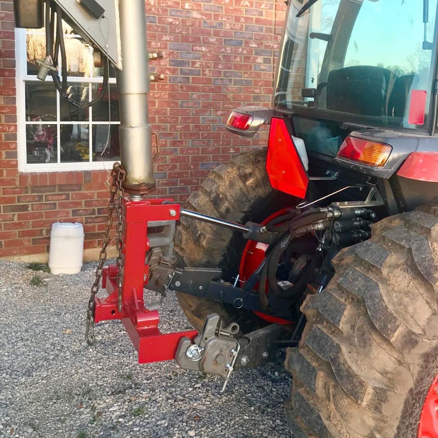 Sulythw 3 Point Hitch Attachment, 3pt Quick Trailer Hitch 2" Receiver Category 1 Attachment, 3000lbs Capacity with Trailer 2-5/16" Ball Gooseneck 3 Point Hitch Receiver Tractor Tow Drawbar