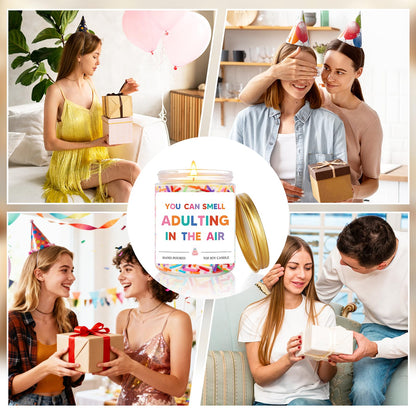Funny 18th Birthday Gifts for Girls Boys, Happy 18th Birthday Decorations for Girl Boy, Gift for Turning 18 Year Old Girl, 2008 18 Bday Present for Daughter, Son, Granddaughter, Niece, Friend