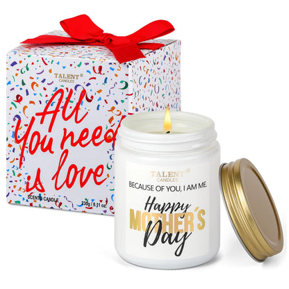 Scented Candle for Mom | Mother's Day Gifts | Perfect Home Décor Gift Elegant Gift for Mother | Mom Birthday Gifts | 8.4oz Candle Jars | Iris & Orange Blossom