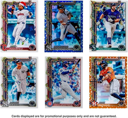 2025 Topps MLB Holiday Baseball Trading Card Tin