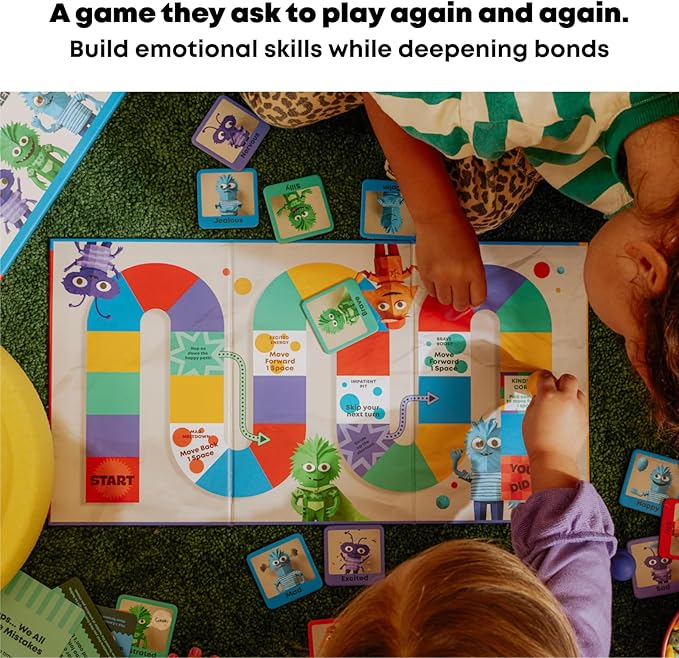 Emotion Seekers Game – Kids Board Game for Social Emotional Learning – Teaches Social Skills Emotion Regulation &amp Empathy – Families &amp Therapy Educational Tool – Ages 4+