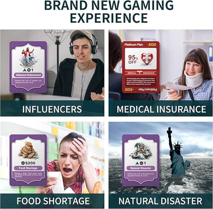 Paycheck to Billionaire: Master Financial Freedom - Smart Investing &amp Cost Management Board Game - Ideal for Game Night Educational Play - Perfect for Boys and Girls Ages 8+ Adults and Family