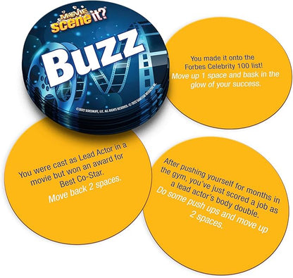 Scene It? Movie Trivia Board Game The Ultimate Movie Knowledge Test Puzzle-Solving Family Party Game Stream Real Clips with Gamestar App