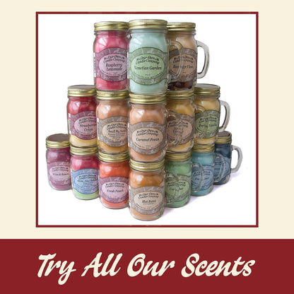 Our Own Candle Company, Fresh Linen Scented Mason Jar Candle, 100 Hour Burn Time,13 Ounces
