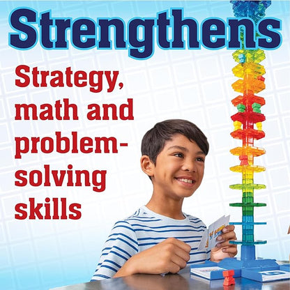 MindWare Leaps and Ledges Strategy Game - Ages 8+ - Fun Party Game and Family Game Night Activity for Kids Teens and Adults - 2 to 4 Players
