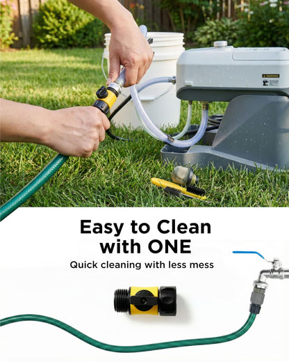 InoKraft ONE Airless Paint Sprayer, One-Button Easy Control, Pro Finish with Minimal Overspray, Thinning-Free & High Efficiency for DIY Home Interior, Exterior, Fences & Decks, All in One Kit