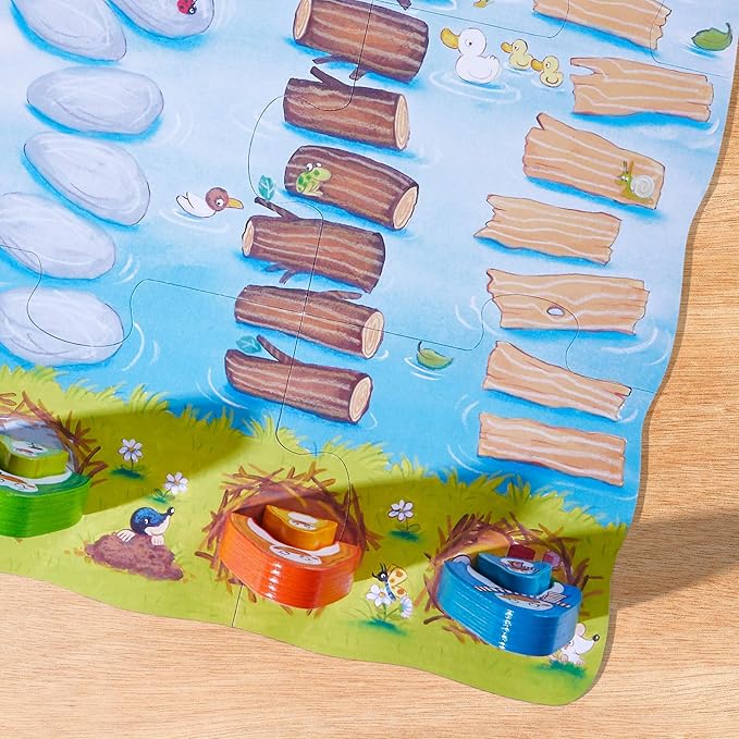 HABA My Very First Games Go Go Little Penguin Toddler Learning Game and Cooperative Toddler Board Games for 2 Years and up Made in Germany