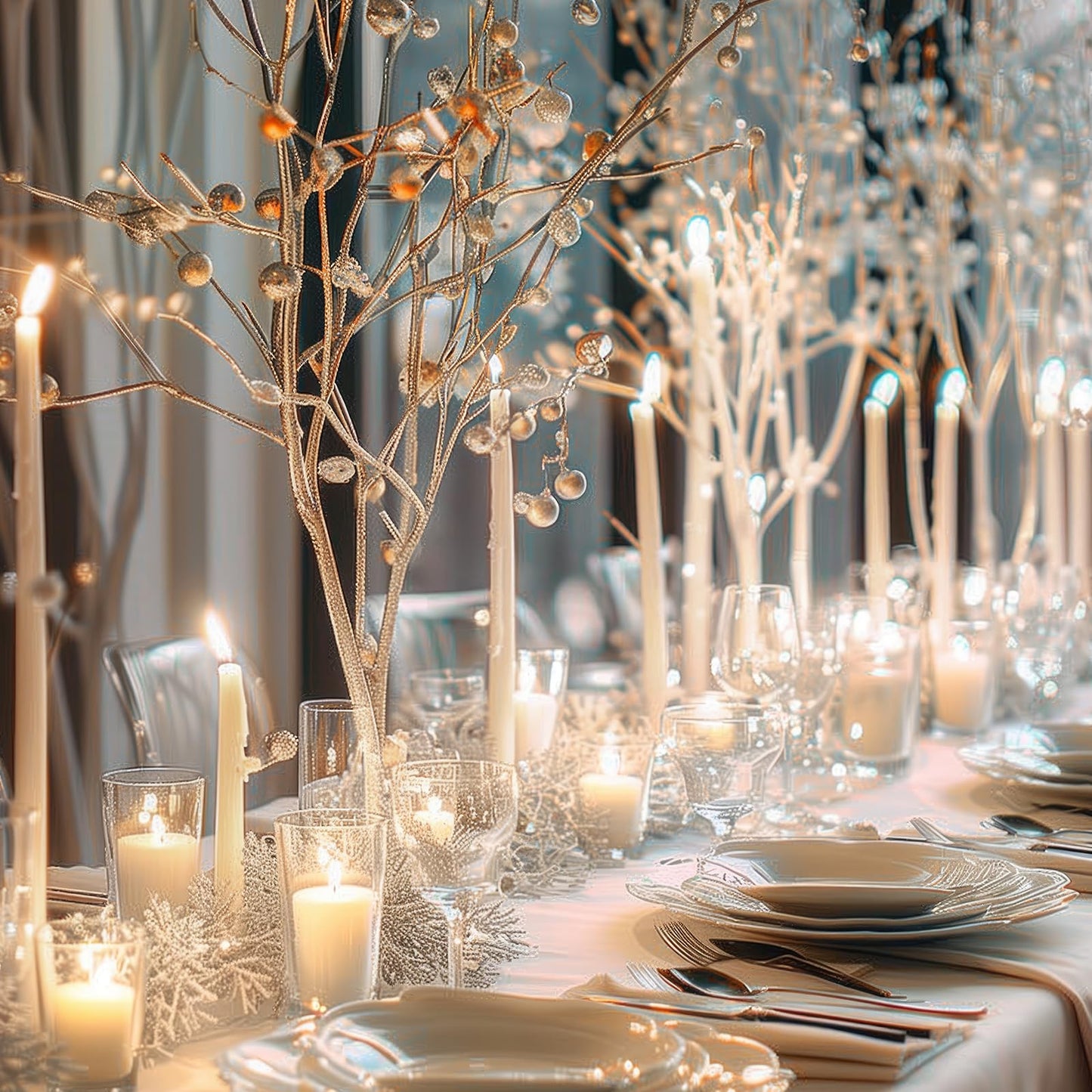 MTLEE Taper Candles 8/10/12 Multi Height Unscented Taper Candles 8 Burn Hours for Dinner Decorative Home Decoration Fall Thanksgiving Wedding Party Candlesticks(Beige,36)