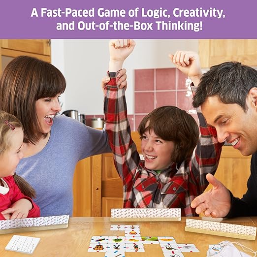 Chalk and Chuckles Why Connect- Logic &amp Language Game for Kids 6+ Families &amp Therapists | Critical Thinking Picture Association Speech Therapy &amp Conversation Game | Gift for Boys &amp