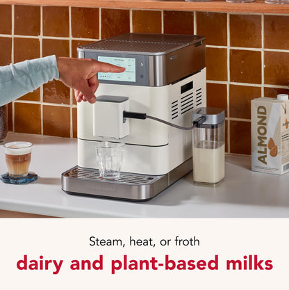 KitchenAid Fully Automatic Espresso Machine KF8, KES8558PL, Porcelain White