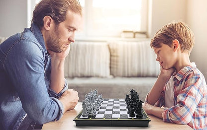 Lexibook - Harry Potter Chess Games Magnetic and Foldable Chess Board 32 Pieces Family Game CGM300HP