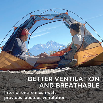 Clostnature Polaris Lightweight Backpacking Tent - 6 Person Waterproof Camping Tent, 3 Season Large Size Easy Setup Tent for Family, Outdoor, Hiking and Mountaineering